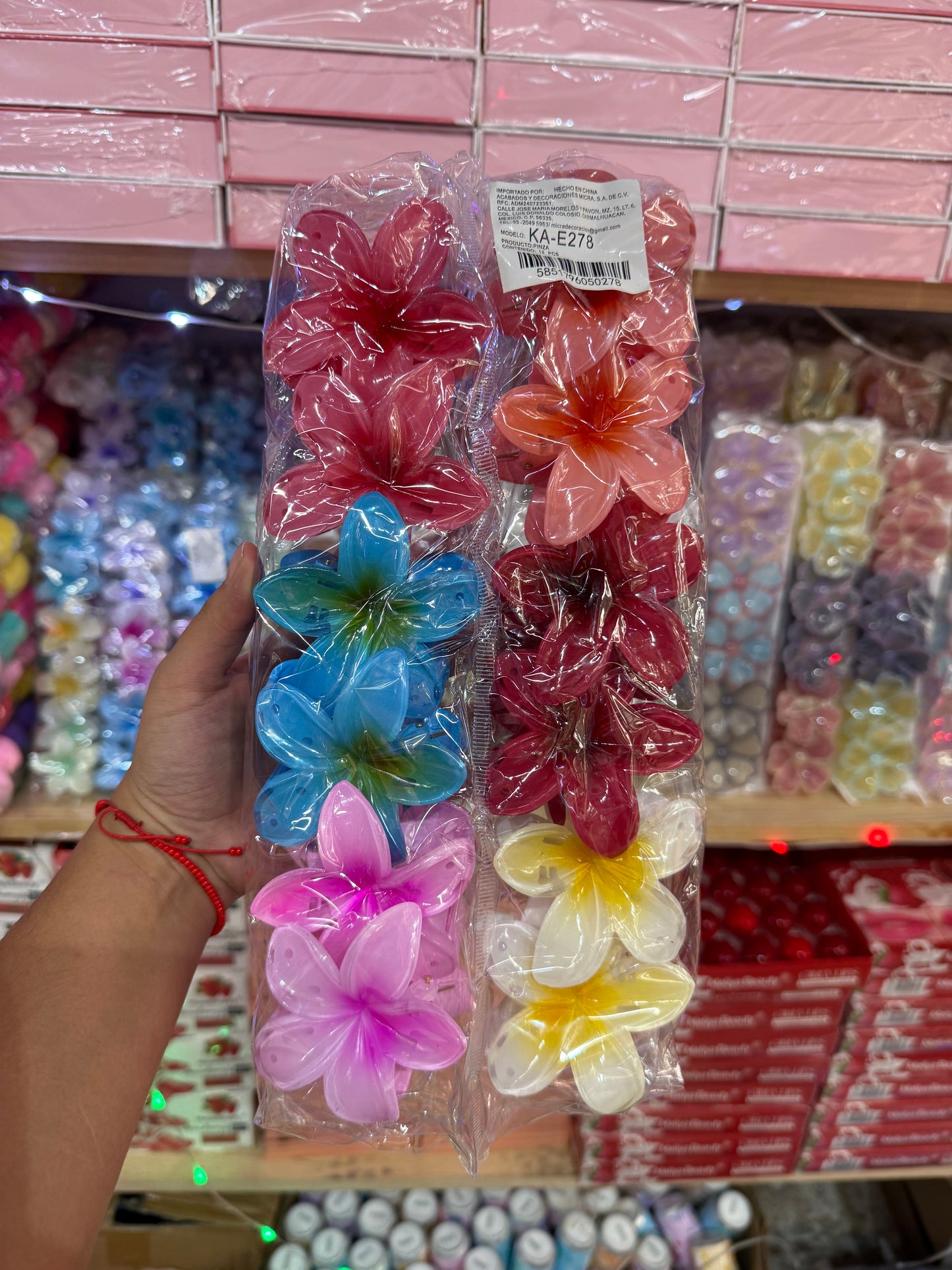 Pinza hawaiana colores