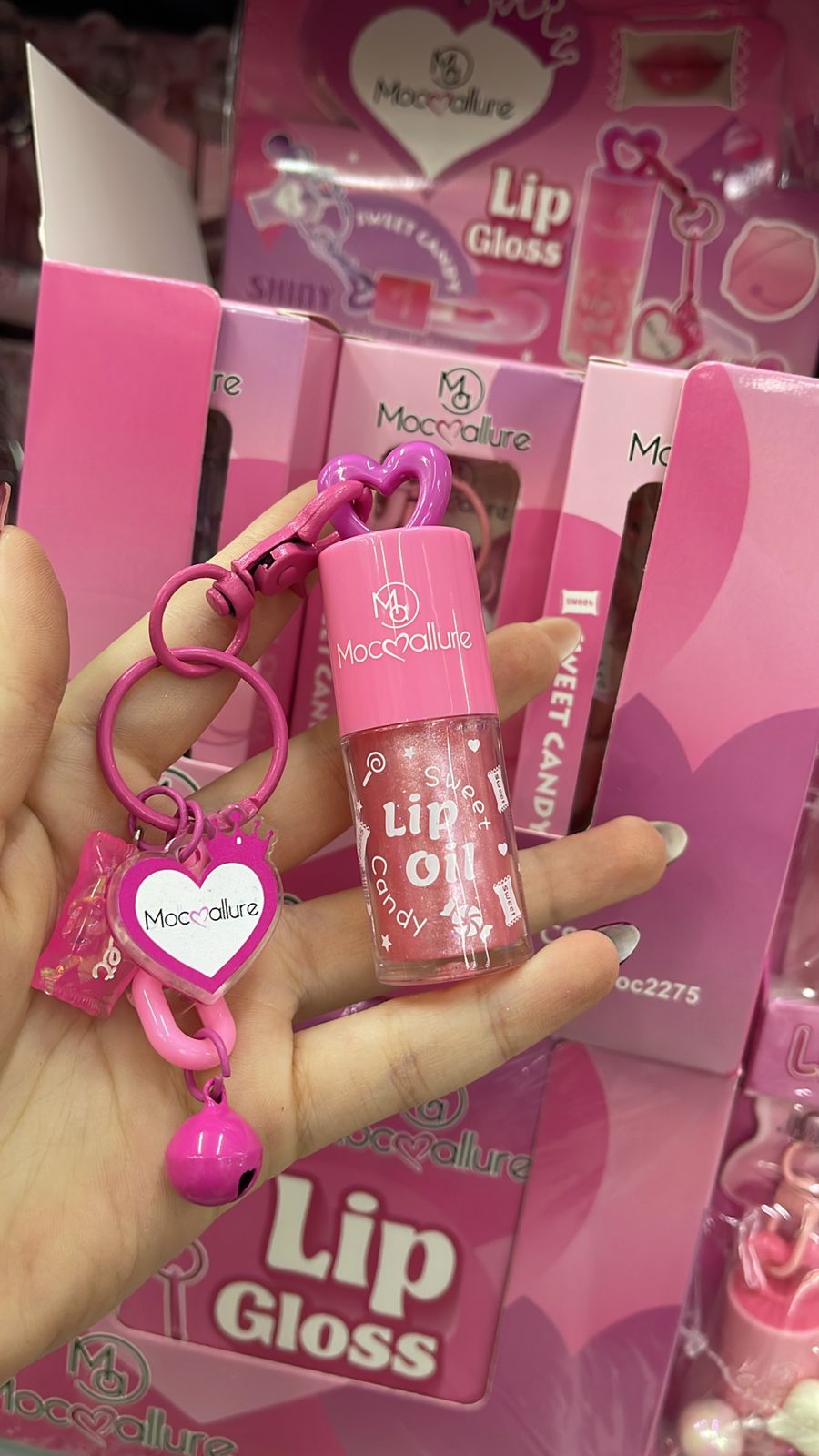 Gloss con llavero