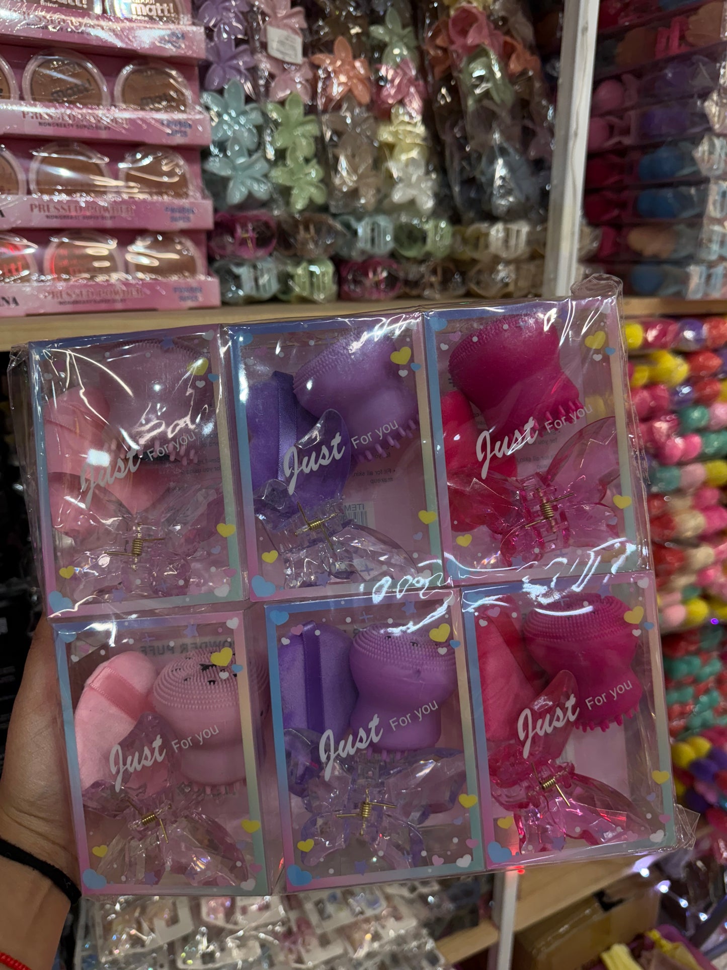 Kit pinza de mariposa con esponjas