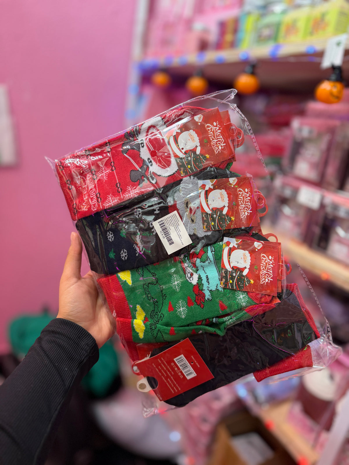 Calcetas navideñas