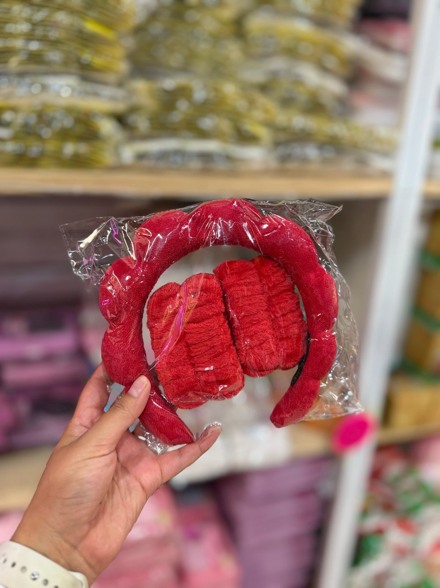 Diadema con muñequera
