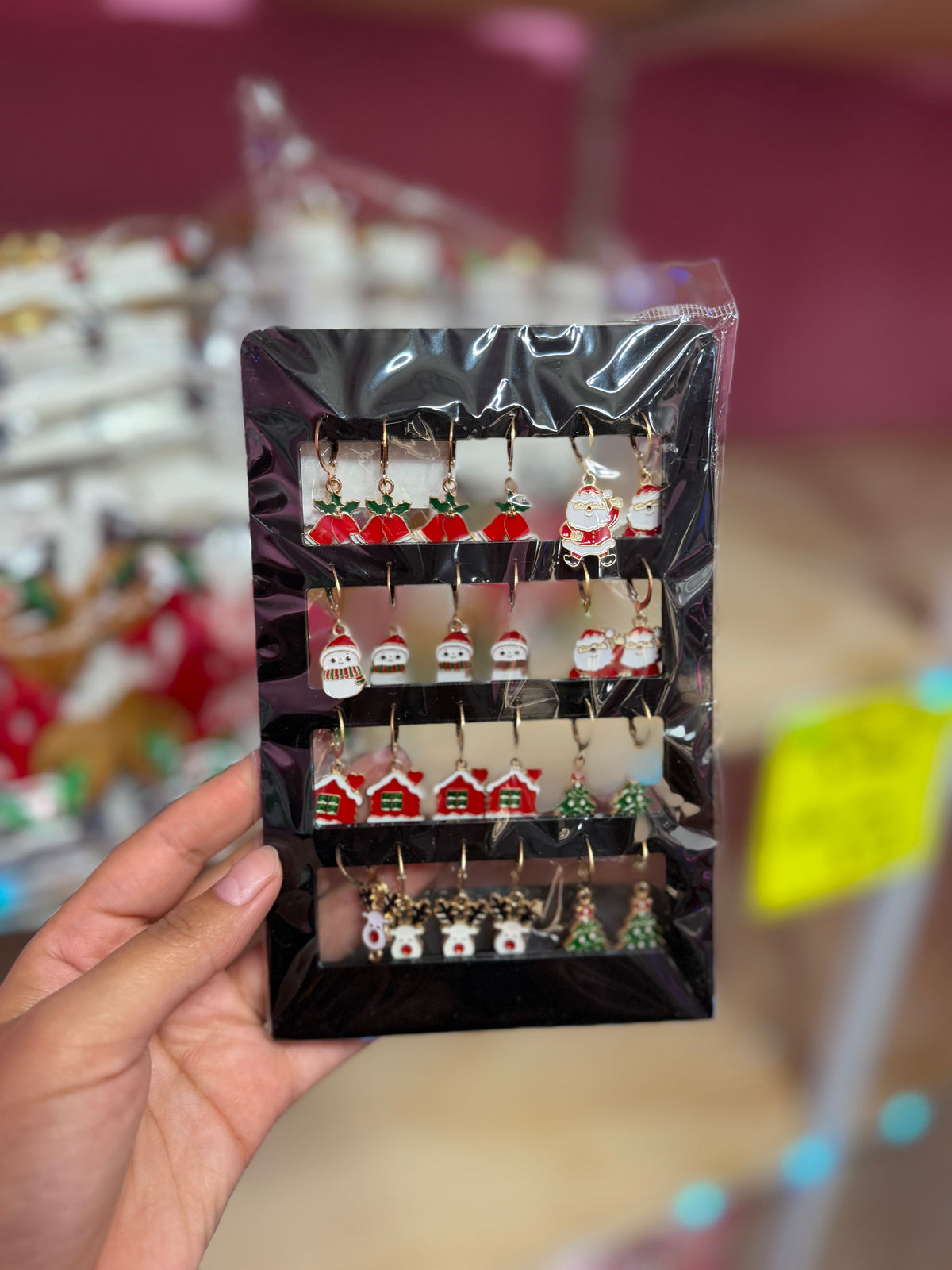 Aretes de Navidad