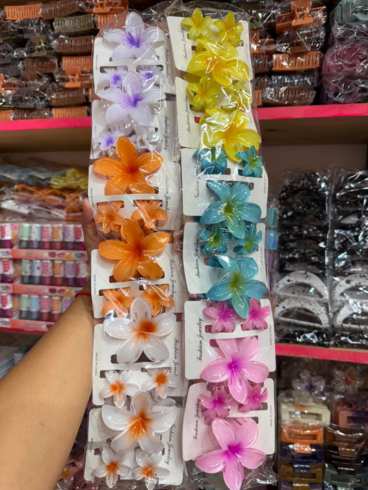 Pinzas hawaianas con cartón