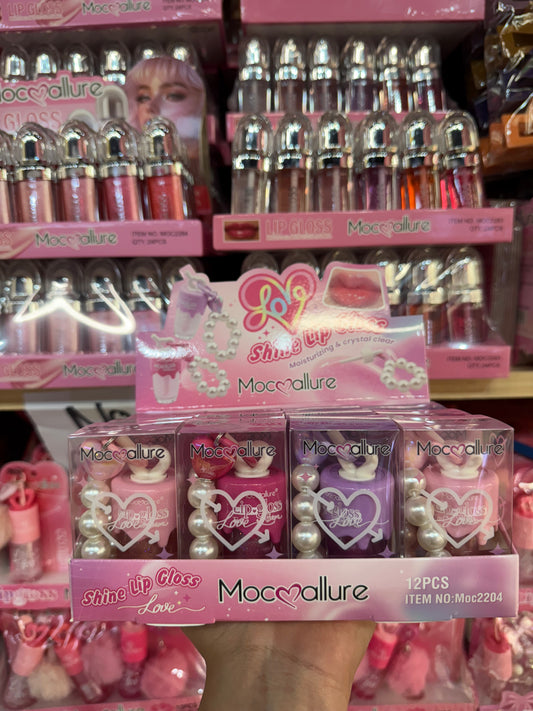 Gloss de tarro con pulsera