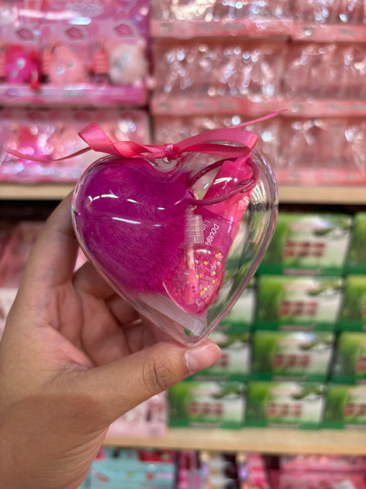 Gloss doble con pompón