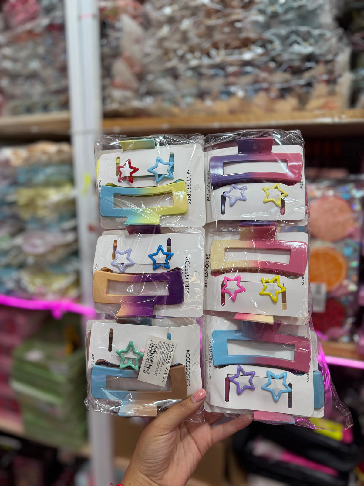 Pinza cuadrada con estrella