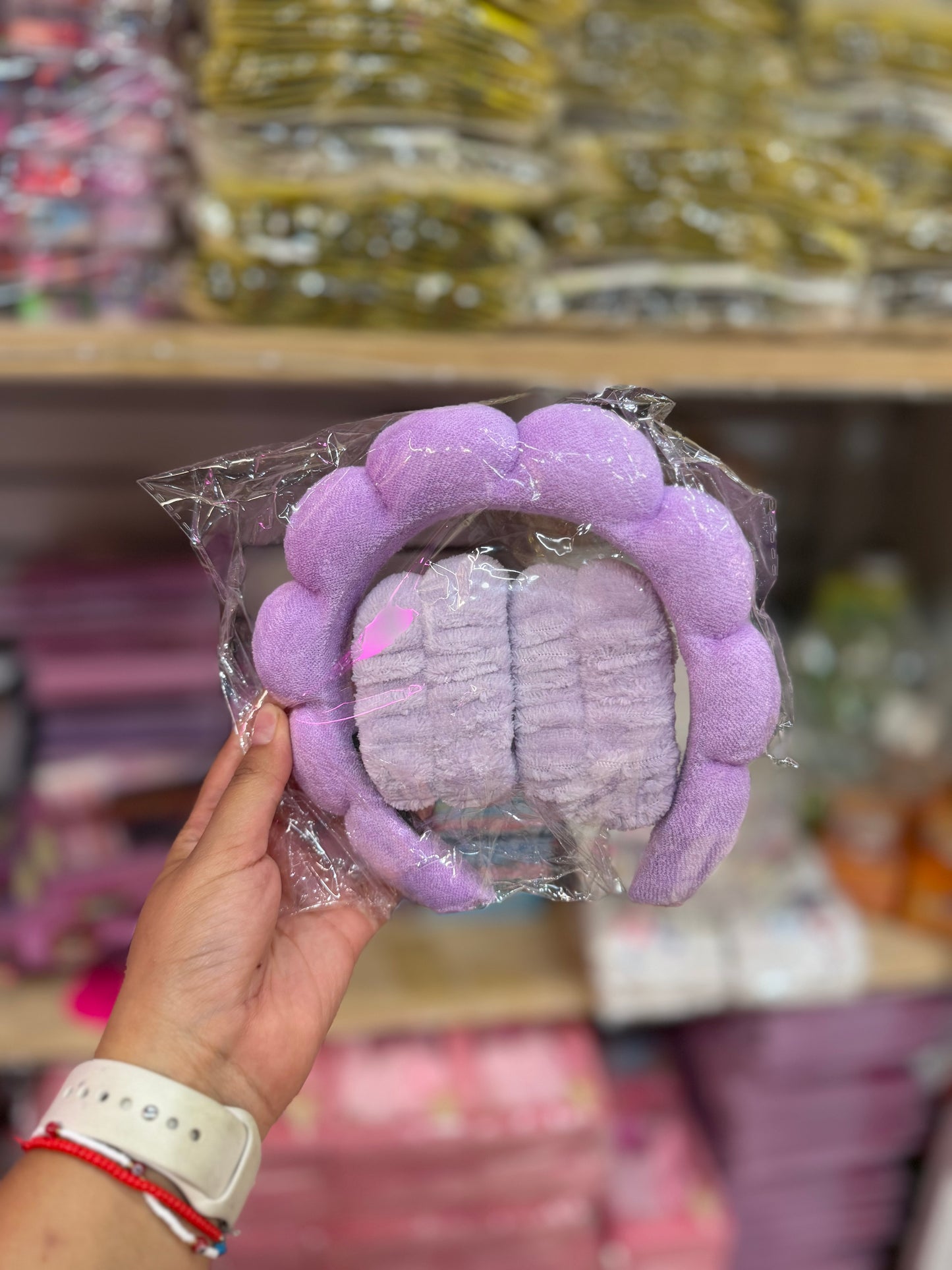 Diadema con muñequera