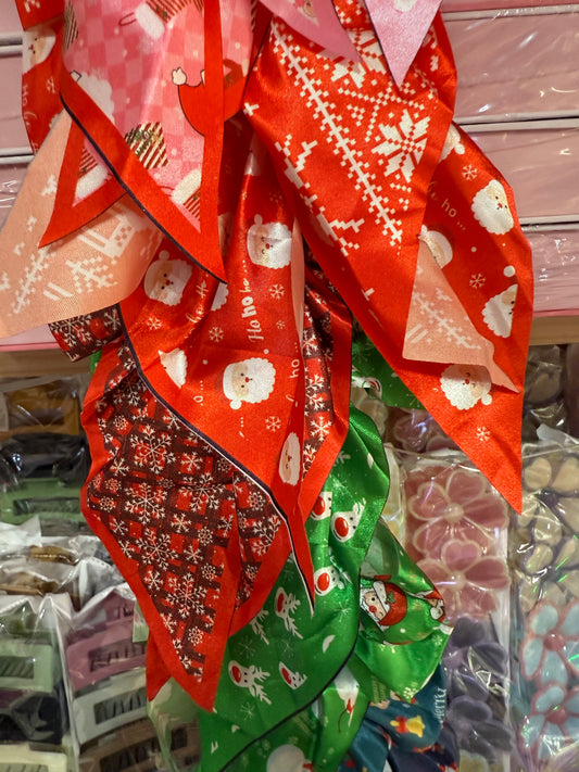 Moño coquette navidad con luz